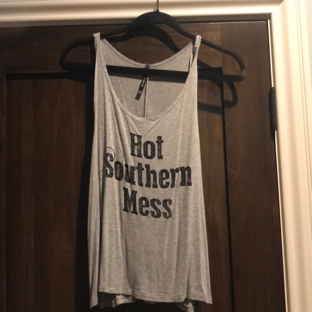 Soft grey tank